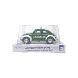 Polizei HW 32 Volkswagon Beetle  VW Diecast Opening Doors Freewheeling Germany